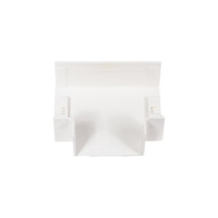 Угол EKF T-образный, 40х25мм, 4 шт, Plast, PROxima, Белый tchw-40-25x4