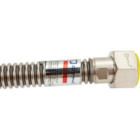 Подводка для газа СТМ ГАЗ сильфонная, 3/4", гайка-гайка, 100 см CGHF3410