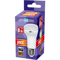 Светодиодная лампа Jazzway PLED-SP 8Вт R63 5000К холодный белый E27 630лм 230В/50Гц 1033666