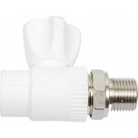 Шаровой прямой кран для радиатора СТМ PP-R DN ПЛАСТ 20х1/2" CPRS2012