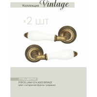 Дверные ручки ADDEN BAU PORCELLANA V214 AGED BRONZE 940000001452