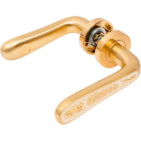 Дверная ручка на круглой накладке GENESIS ALIVIO S. GOLD 940000000427