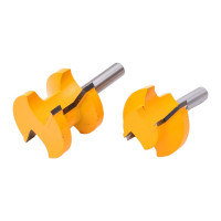 Набор фрез пазо-шиповых (2 шт; 38.1х28.6 мм; хвостовик 8 мм) Энкор 46515