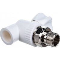 Шаровой кран TEBO PPR для радиаторов, угловой, 20x1/2 н. р. 030060211