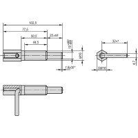 Упорный фиксатор KIPP K0340.1410