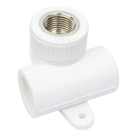 Комбинированная водорозетка-тройник с настенным креплением  Blue Ocean 25х1/2 вн PPRF/ITTTC(W)-25х1/2"