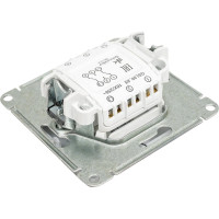 2-клавишный переключатель Systeme Electric Glossa Алюминий сх.6, 10АХ GSL000365
