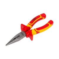 Плоскогубцы NEO Tools удлиненные прямые, 160 мм, 1000 В, CrV, полированные 01-223