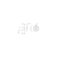 Завёртка сантехническая ADDEN BAU WC SR-003 GRAPHITE 940002023018
