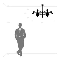 Люстра на штанге Lightstar roma 718327