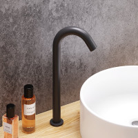 Сенсорный смеситель для умывальника Damixa Scandinavian Pure высокий, чёрный 360280300