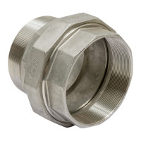 Американка TITAN LOCK нержавеющая (AISI304) 4", ВР/НР TL4UFM