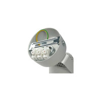 Накладной поворотный светильник truEnergy gu10 d50xh130 ip20 белый/металл 21344