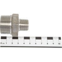 Переходной ниппель TITAN LOCK нержавеющий (AISI304) 1" x 1/2", НР/НР TL1-1/2RM