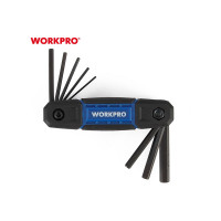 Набор шестигранных метрических ключей WORKPRO 8 шт. складной WP222028