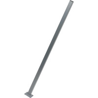 Ножка Tech-Krep металл, квадрат, нерегулируемая, 25x25x800 мм, серая - накл. 152132