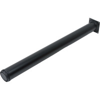 Ножка Tech-Krep металл, круглая, нерегулируемая, D60x710 мм, черная - накл. 127488
