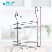Полка для специй MF CWJ203М-3 ALBA 200x90x275мм 4837v