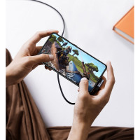 Кабель для зарядки и передачи данных Ugreen 90 угловой USB C 2.0 - USB C 2.0 5A, 2 м 70645