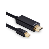 Кабель Mini DP-HDMI Ugreen 4K, 1.5 м, черный 20848