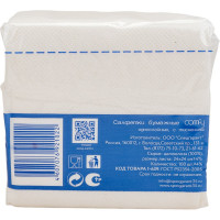 Салфетка COMFY белая 24x24 100 л. 1-639