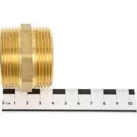 Ниппель LD PRIDE 1 1/2'' нар/нар, латунь 552862