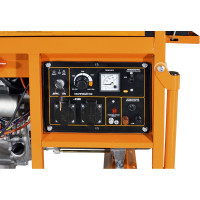Бензиновый генератор CARVER ppg- 6500e welder сварочный; lt-190f, 5,0/5,5квт, 230в, бак 25 л, обм.медь 01.020.00039