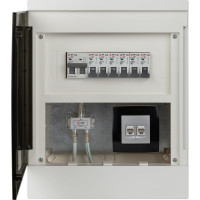 Распределительный щит ЭРА со слаботочным отсеком MultiBox bs12s навесной пластиковый 12 модулей IP41 Б0059314
