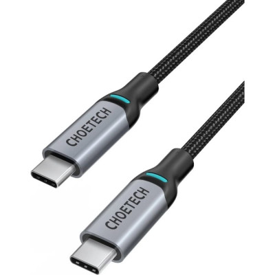 Кабель для передачи данных и зарядки USB Type C Choetech XCC-1002-GY-V1