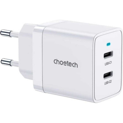 Сетевое зарядное устройство Choetech Q5006-EU-WH