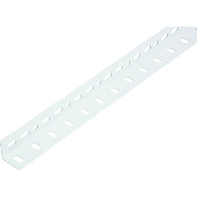 Уголок ALBERTS сталь, перфорированный, белый, 25x25x1,2x2000 мм Conceptor 433871