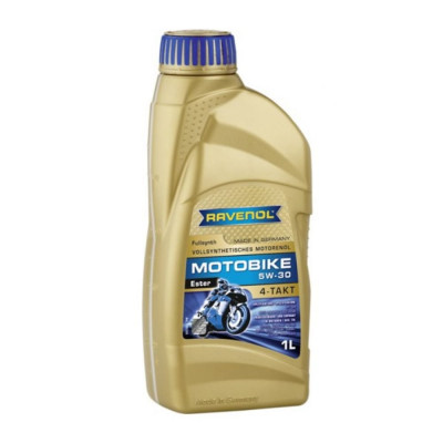 Моторное масло RAVENOL Motobike 4-T Ester 5W-30 1171101-001-01-999