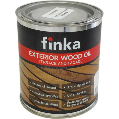 Масло для террас и фасадов Finka Exterior Wood Oil White FO-075WH