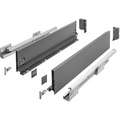 GTV AXIS PRO L-500 мм, средний H-116 мм, антрацит PB-AXISPRO-KPL500B