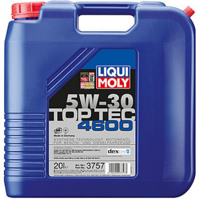 HC-синтетическое моторное масло LIQUI MOLY Top Tec 4600 5W-30 3757