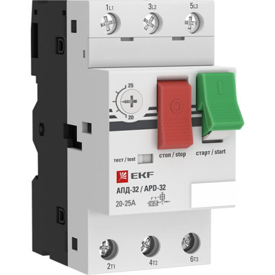 EKF Автомат пуска двигателя АПД-32 20-25А apd2-20-25