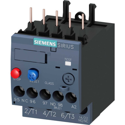 Реле перегрузки для защиты электродвигателя Siemens 3RU2116-1AB0