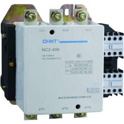 CHINT Контактор NC2-400 400А 230В/АС3 50Гц (R) 236157