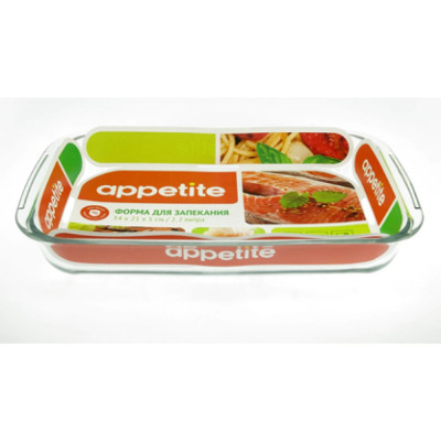 appetite Форма стекл прям 34x21x5см/2,2л PL5