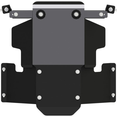 Защита картера для GAZ Соболь 2012-2.8 МТ4wd, гнутая, сталь 2.5 мм, с крепежом sheriff 2584