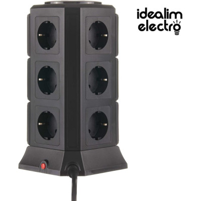 Башня idealim Tower-12r-5usb-2M-black