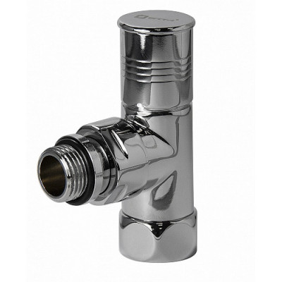 Угловой вентиль СТМ 3/4 х1/2 г/ш ручка-цилиндр для п/с хром, ТЕРМО CPV03412