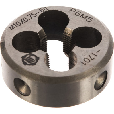 Туламаш Плашка М 10x0.75 Р6М5 6g ТМ 145064