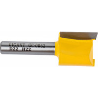 Gigant Фреза пазовая прямая D22мм H22мм хвостовик 8мм GC-0062