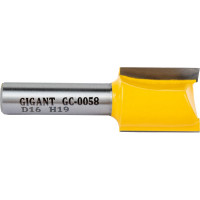 Gigant Фреза пазовая прямая D16мм H19мм хвостовик 8мм GC-0058