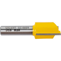 Gigant Фреза пазовая прямая D16мм H20мм хвостовик 8мм GC-0059