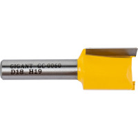 Gigant Фреза пазовая прямая D18мм H19мм хвостовик 8мм GC-0060