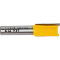 Gigant Фреза пазовая прямая D12мм H19мм хвостовик 8мм GC-0054