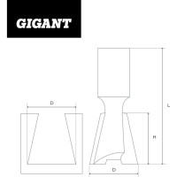 Gigant Фреза пазовая 