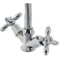 LEDEME Смеситель для кухни крест керамика, силумин, L4027 806920